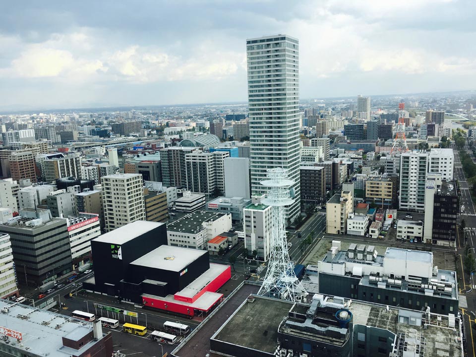 タワー展望台風景さっぽろテレビ塔