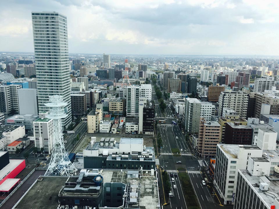 タワー展望台風景さっぽろテレビ塔