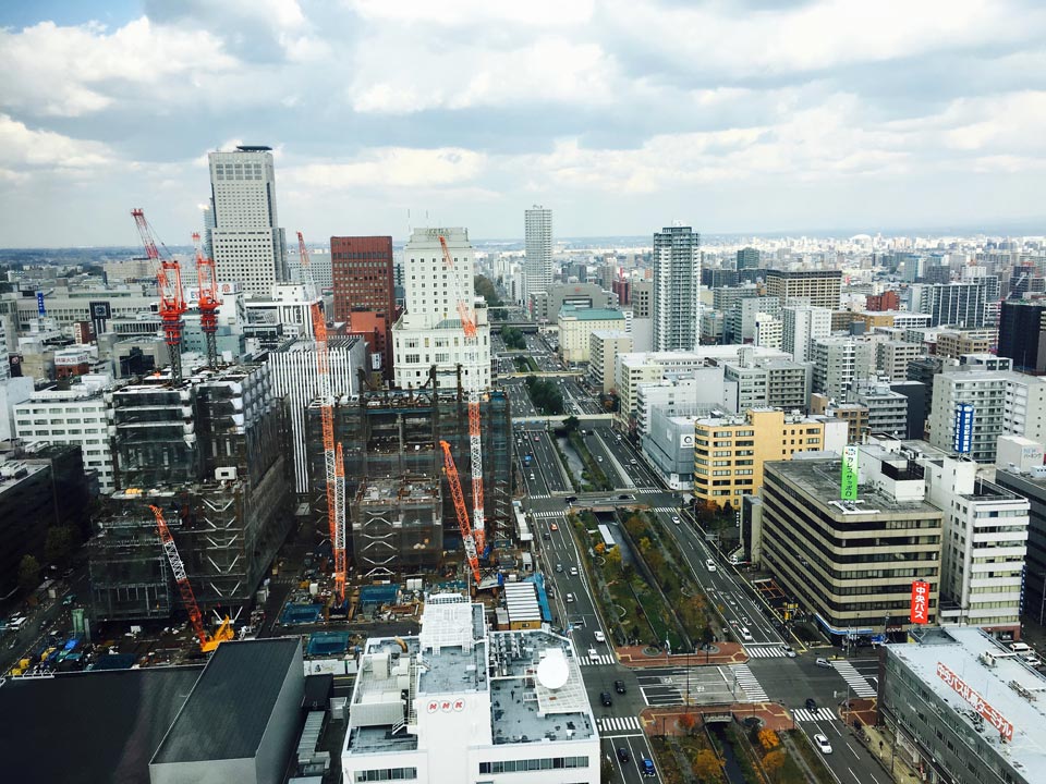 北展望台風景さっぽろテレビ塔