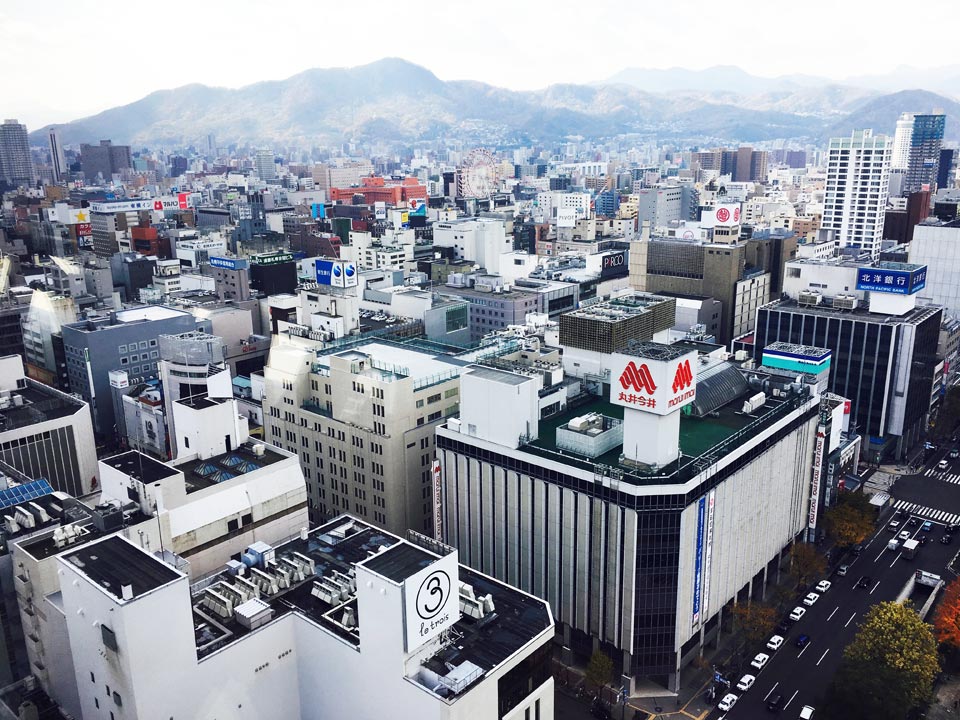 丸井今井展望台風景さっぽろテレビ塔